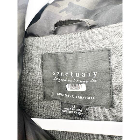 Sanctuary Camo Hooded Puffer Jacket – Size M - Picture 4 of 4